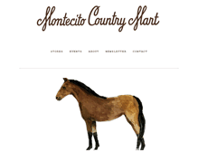 Tablet Screenshot of montecitocountrymart.com